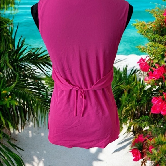 Embroidered Pink Women's Top size M - Picture 2 of 3